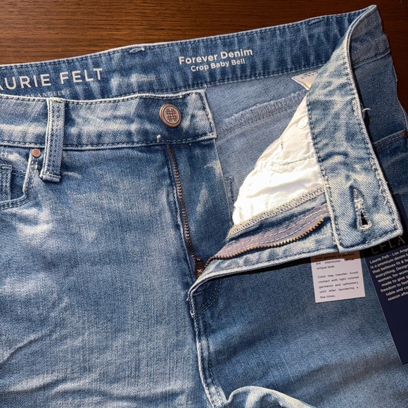 Laurie Felt Light Wash Forever Denim Crop Baby Bell Jeans - Picture 10 of 15